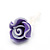 Children's Pretty Violet Acrylic 'Rose' Stud Earrings With Acrylic Backings - 9mm Diameter - view 4