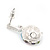 Multicoloured Crystal Ball Drop Earrings In Silver Plating - 3cm Length - view 5