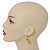 Cute Yellow Plastic 'Duck' Drop Earrings In Silver Plating - 3.5cm Length - view 5
