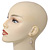 Bridal Crystal Teardrop Earrings In Gold Plating - 4cm Length - view 3