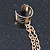 One Piece Cross & Chain Ear Cuff In Gold Plating - view 7