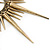 Oversized Spike Hoop Earrings In Bronze Tone - 10.5cm Length - view 6