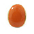 Children's/ Teen's / Kid's Small Orange Enamel Sweet Candy Stud Earrings In Gold Plating - 10mm Length - view 2