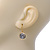 Two Tone Round 'Angel' Drop Earrings - 25mm Length - view 4