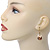 Vintage Inspired Butterfly, Bead & Freshwater Pearl Drop Earring In Gold Tone - 35mm Length - view 6