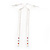 Long Silver Plated Crystal Bar Drop Earrings - 8cm Length - view 5