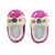 Set Of 3 Children's/ Teen's / Kid's Small Enamel 'Shoe' Stud Earrings In Pink/ Purple/ Black - 13mm Length Tone - 13mm L - view 2