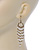 Vintage Inspired Freshwater Pearl Chandelier Earrings In Bronze Tone Metal - 80mm L - view 6