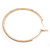 Oversized Clear Crystal Hoop Earrings In Gold Plating - 9cm Diameter - view 5