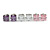 Cz Amethyst Square Stud Earrings In Silver Tone - 7mm - view 5