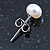 6mm Cream Freshwater Pearl Sterling Silver Stud Earrings - Boxed - view 5