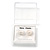 10mm White Freshwater Pearl Sterling Silver Stud Earrings - Boxed - view 3
