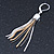 Stylish Tassel Earrings With Leverback Closure (Silver/ Gold/ Gun Metal) - 65mm L - view 6