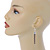 Stylish Tassel Earrings With Leverback Closure (Silver/ Gold/ Gun Metal) - 65mm L - view 3