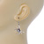 Silver Tone Crystal Spider Drop Earrings - 40mm L - view 5