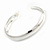 55mm Polished Classic Hoop Earrings In Silver Tone - view 5