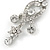 Clear Austrian Crystal Chandelier Earrings In Rhodium Plating - 60mm L - view 6