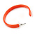 50mm Trendy Orange Acrylic/ Plastic/ Resin Hoop Earrings - view 6