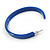 50mm Trendy Blue Acrylic/ Plastic/ Resin Hoop Earrings - view 7