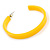 50mm Trendy Yellow Acrylic/ Plastic/ Resin Hoop Earrings - view 6