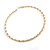 Oversized Twisted Hoop Earrings In Gold Tone Metal - 10cm Diameter - view 6