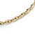 Oversized Twisted Hoop Earrings In Gold Tone Metal - 10cm Diameter - view 4