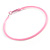 60mm Large Pink Enamel Hoop Earrings - view 9