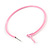 60mm Large Pink Enamel Hoop Earrings - view 6