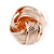 Rose Gold Tone Textured Knot Stud Earrings - 20mm D - view 5