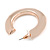 40mm Medium Mirrored Acrylic Hoop Earrings In Rose Gold Tone - view 7