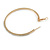 55mm Large Crystal Hoop Earrings in Gold Tone - view 5