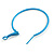 40mm D/ Light Blue Enamel Slim Hoop Earrings - view 7
