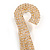 Opulent Style Crystal Fringe Hook Long Earrings in Gold Tone - 12cm L - view 4