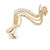 Multi Chain Fringe Long Earrings in Gold Tone - 10cm L - view 4