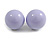 20mm Diameter/ Lavender Acrylic Ball Stud Earrings