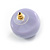20mm Diameter/ Lavender Acrylic Ball Stud Earrings - view 7