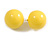 20mm Diameter/ Yellow Acrylic Ball Stud Earrings - view 4