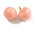 20mm Diameter/ Light Pink Acrylic Ball Stud Earrings