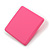 30mm Tall/ Pink Acrylic Square Stud Earrings in Matt Finish - view 6