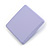 30mm Tall/ Lilac Acrylic Square Stud Earrings in Matt Finish - view 7
