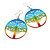 Multicoloured Lightweight Tree Of Life Drop Earrings - 50mm L