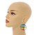 Multicoloured Lightweight Tree Of Life Drop Earrings - 50mm L - view 3