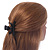 Black Acrylic 'Geometric' Hair Claw - 65mm Width - view 2
