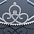 Bridal/ Wedding/ Prom Rhodium Plated Austrian Crystal Triple Heart Tiara - view 4