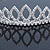Statement Bridal/ Wedding/ Prom Rhodium Plated Austrian Crystal Tiara - view 2