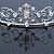 Princess Bridal/ Wedding/ Prom Rhodium Plated Austrian Crystal Tiara - view 5