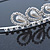 Bridal/ Wedding/ Prom Rhodium Plated Faux Pearl, Crystal Classic Tiara - view 5