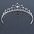 Princess Bridal/ Wedding/ Prom Rhodium Plated Austrian Crystal Tiara - view 6