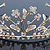 Delicate Bridal/ Wedding/ Prom Gold Plated Austrian Crystal Floral Tiara - view 2