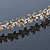 Bridal/ Wedding/ Prom Gold Plated Clear Crystal Floral Tiara Headband - view 5